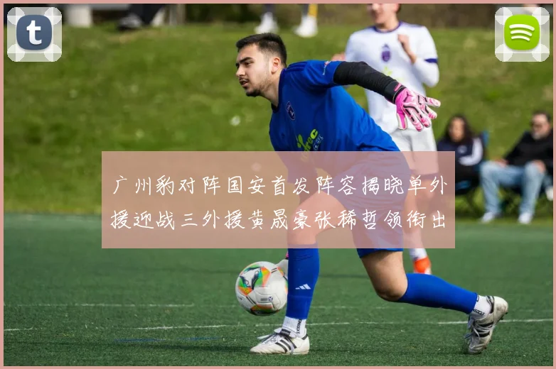 广州豹对阵国安首发阵容揭晓单外援迎战三外援黄晟豪张稀哲领衔出战